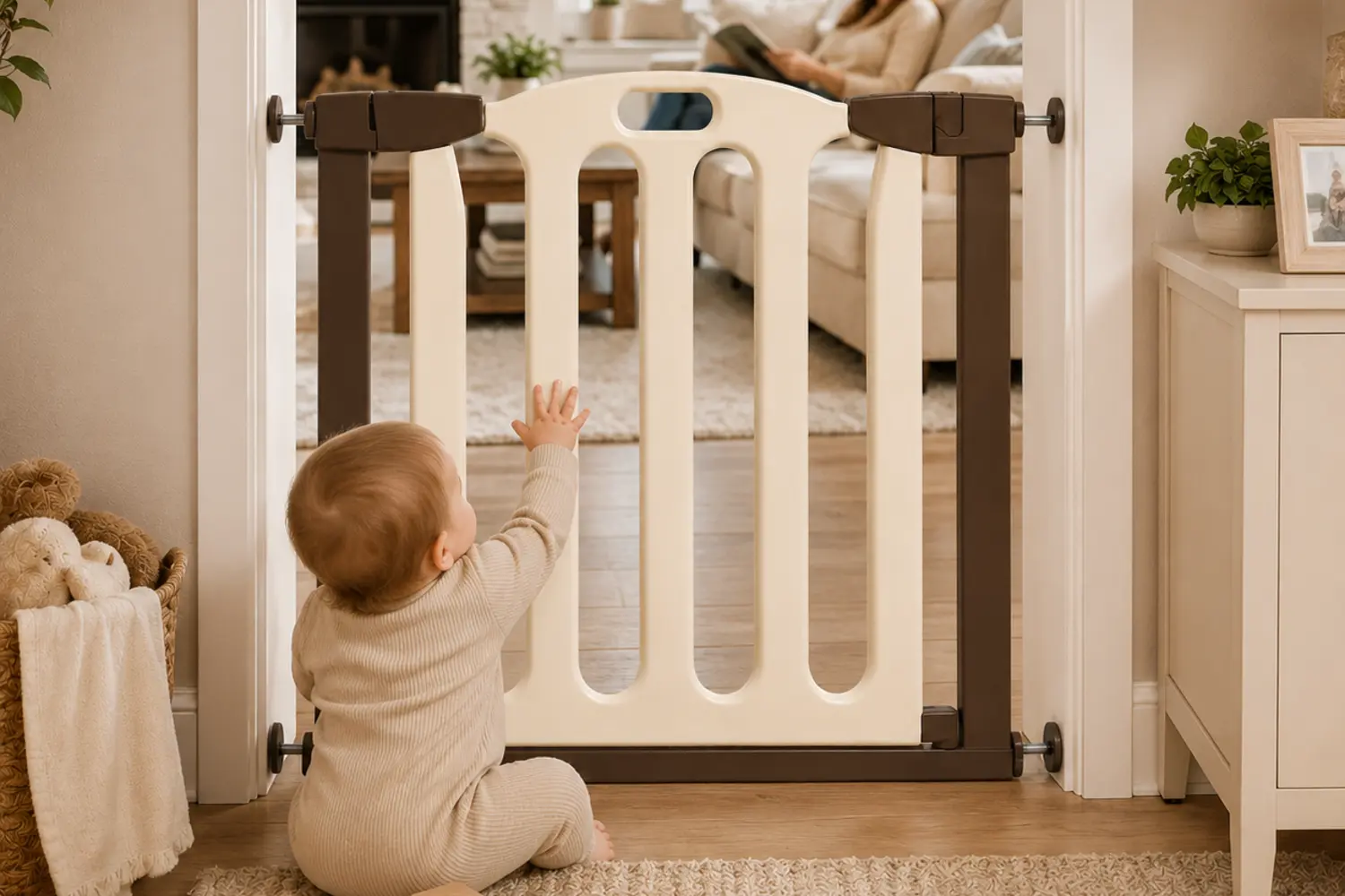 Customized two-tone safety gate program