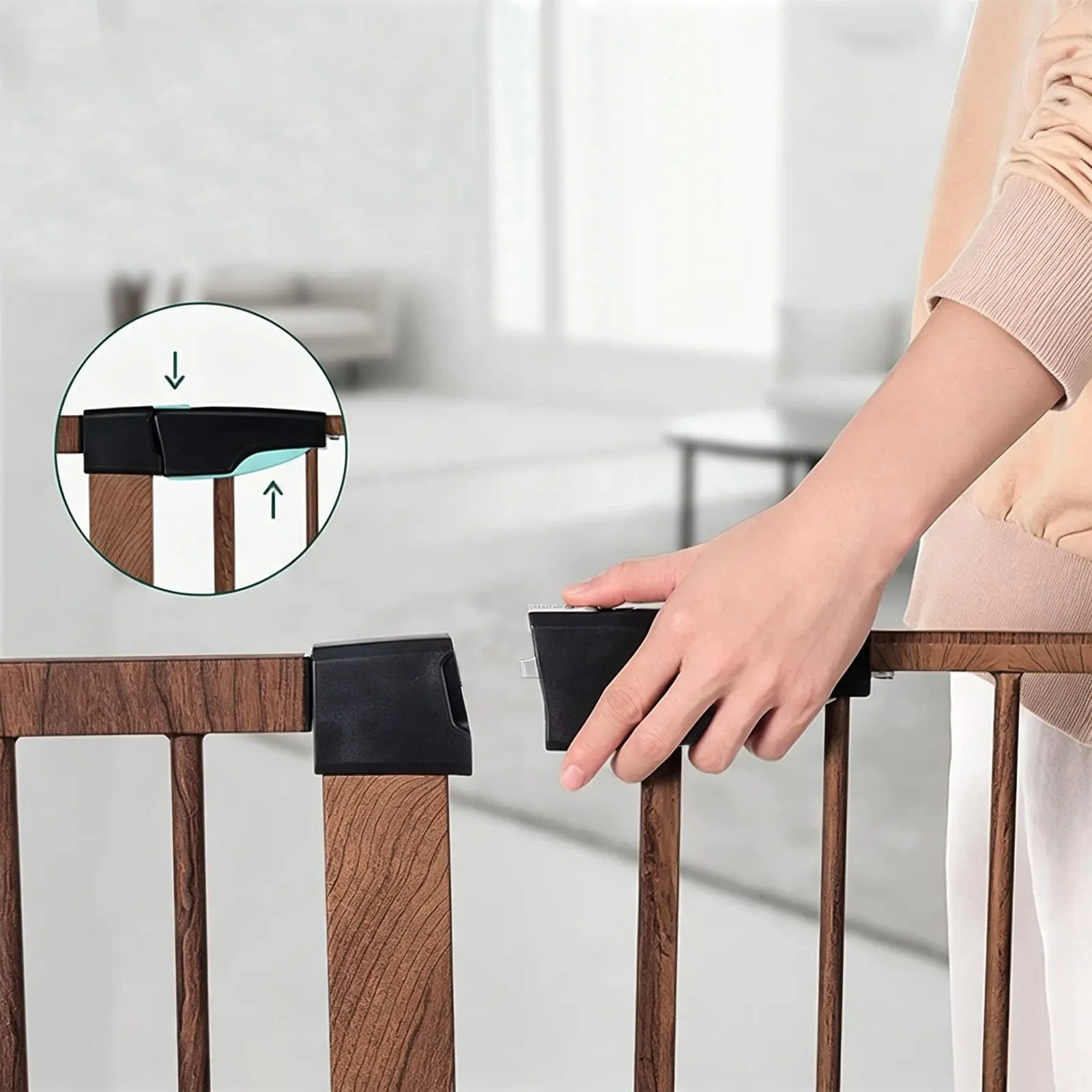 BG-01 wood-grain handle and finish detail