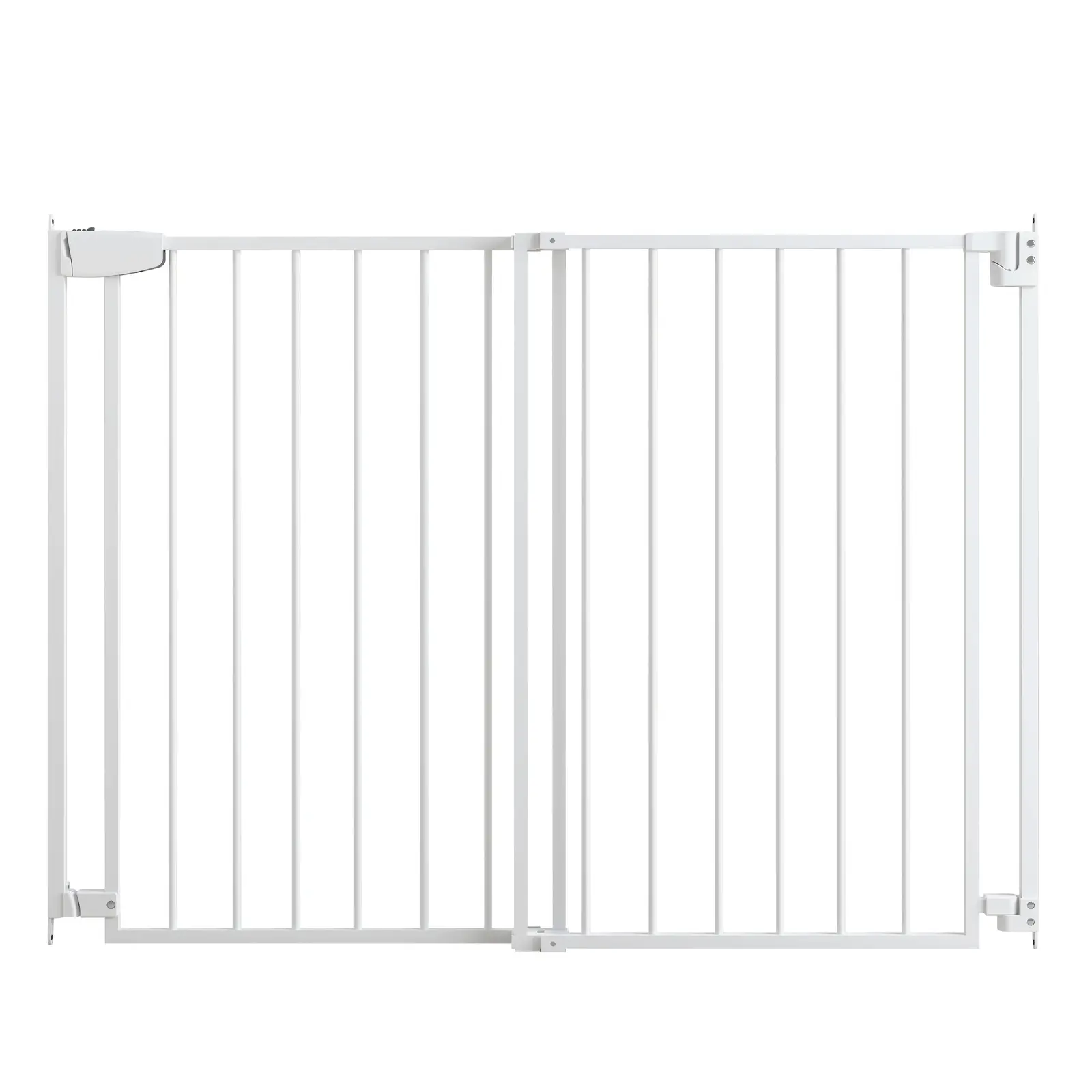 BG-07 white adjustable hardware-mounted baby gate