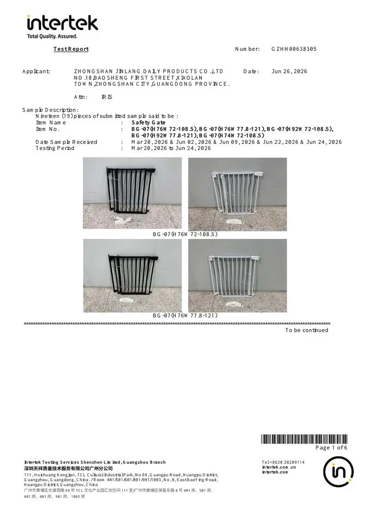 First page of report GZHH00638305