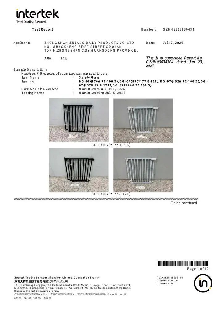 First page of report GZHH00638304S1