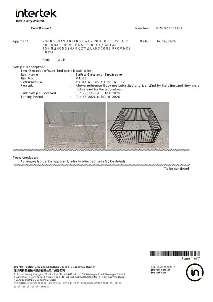 First page of report GZHH00651962