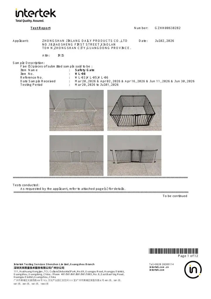 First page of report GZHH00638282