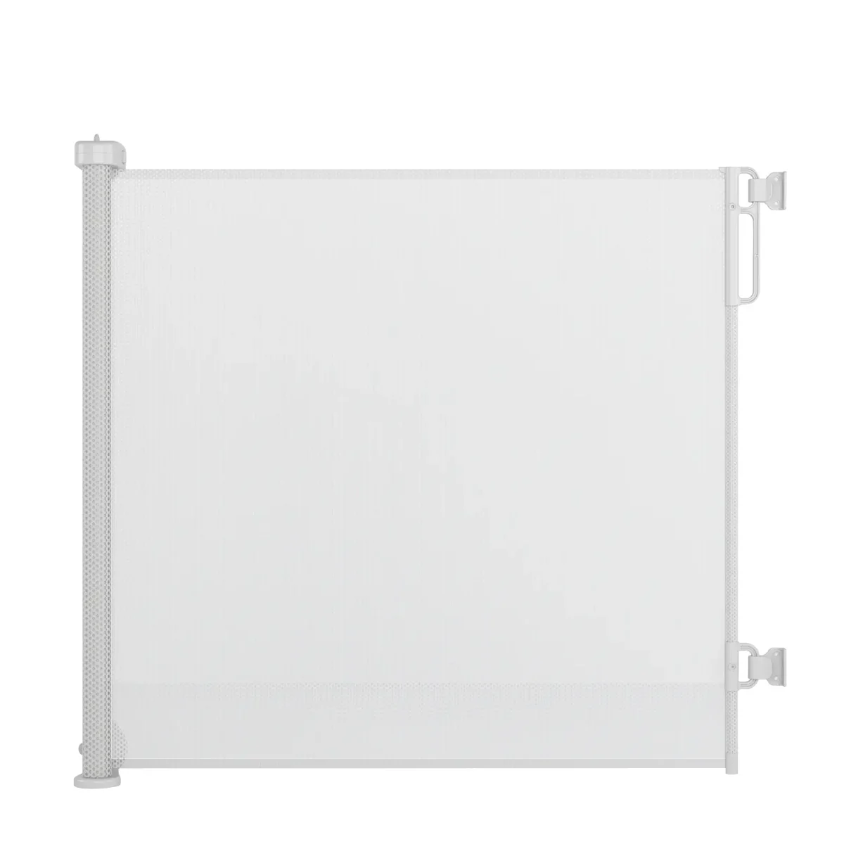 White retractable mesh gate image from the BG-10 product page